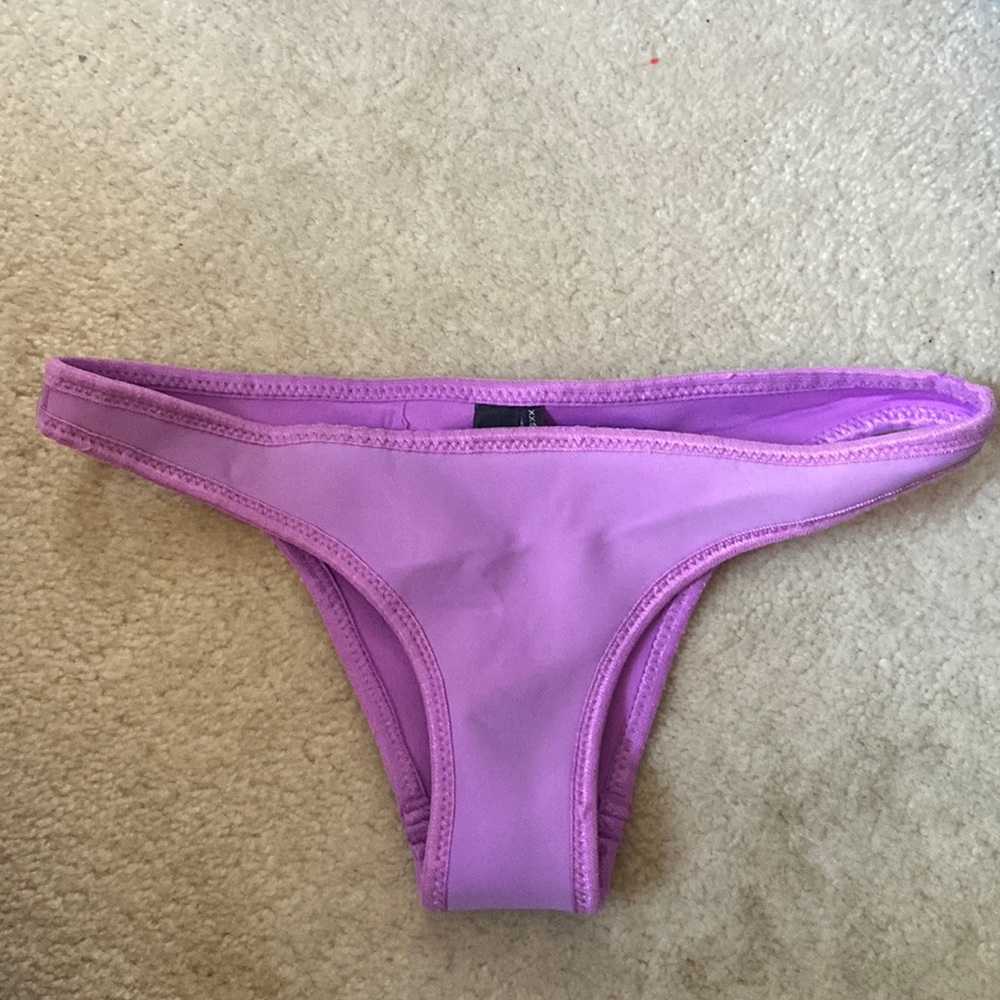 triangle swim suit bottoms purple